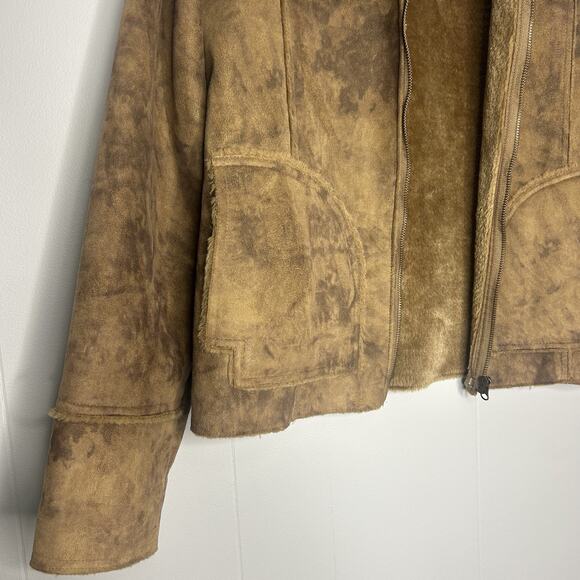 Vintage Paris Blues Outerwear Brown Jacket 90s - Picture 7 of 9